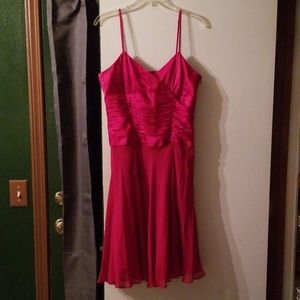 Red cocktail dress
